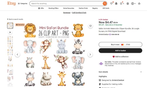 Sample Etsy product 2