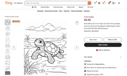 Sample Etsy product 3